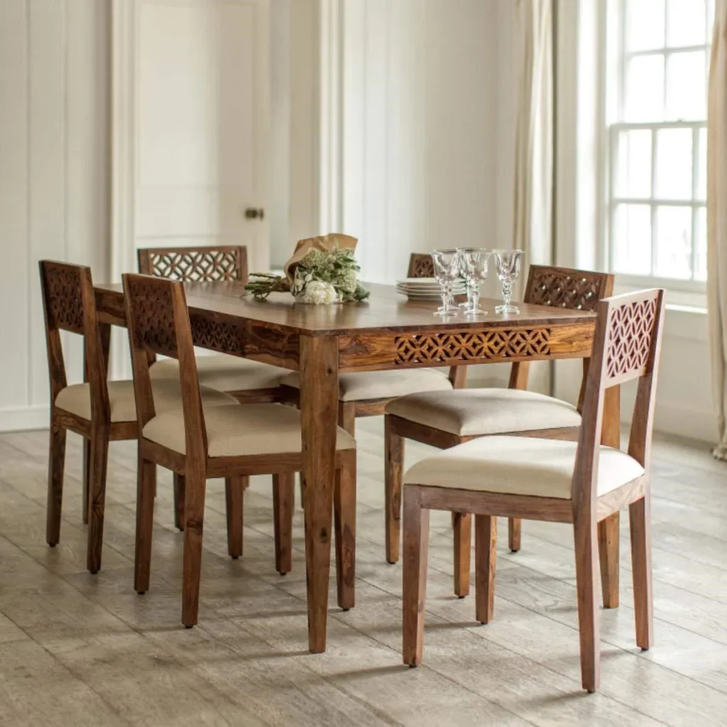 Solid-Sheesham-Wood-Designer-Dining-table-with-Cushioned-Chair-Bench-furniture-set-CHOOSE-YOUR-COMBINATION-7_4054436f_1200x